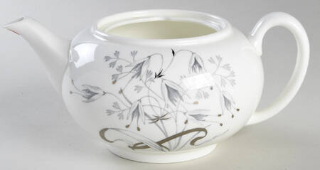Wild Oats Bone China Teapot No Lid