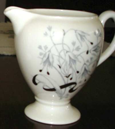 Wild Oats Bone China Globe Shape Creamer