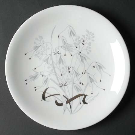 Wild Oats Bone China Luncheon Plate