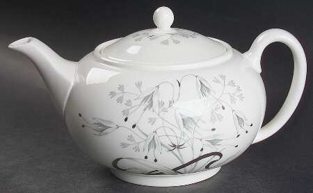 Wild Oats Bone China Teapot & Lid