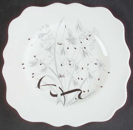 Wild Oats Bone China Square Salad Plate