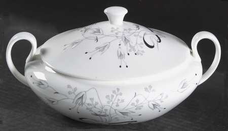 Wild Oats Bone China Oval Covered Vegetable