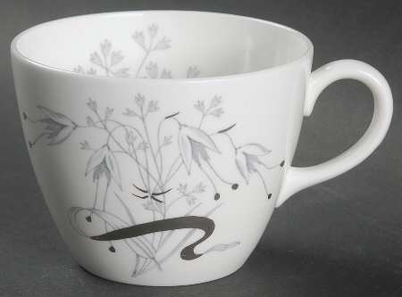 Wild Oats Bone China Flat Cup