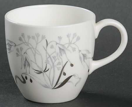 Wild Oats Bone China Flat Demitasse Cup