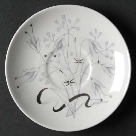 Wild Oats Bone China Saucer for Flat Cup