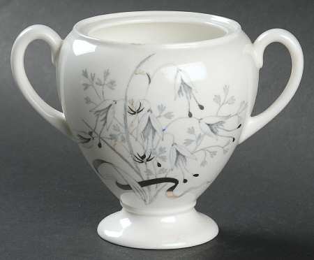 Wild Oats Bone China Globe Shape Sugar Bowl No Lid