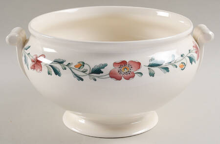 Wild Poppy Round Vegetable No Lid