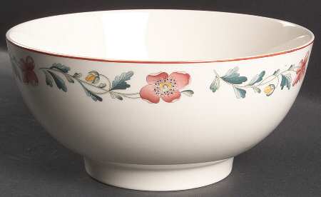 Wild Poppy 8" Salad Serving Bowl