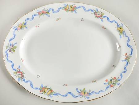 Williamsburg Ribbon 15" Oval Serving Platter