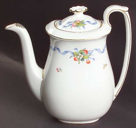 Williamsburg Ribbon Coffee Pot & Lid