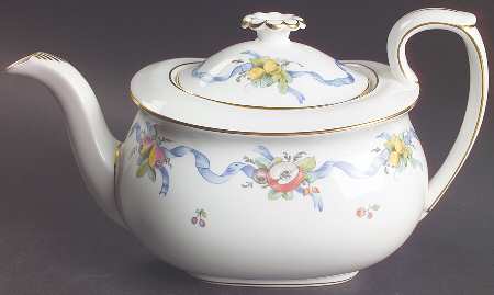 Williamsburg Ribbon Teapot & Lid
