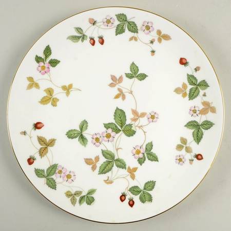 Wild Strawberry (Bone & Oven To Table) 9" Pizza/Cheese/Cake Plate