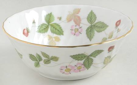 Wild Strawberry (Bone & Oven To Table) Open Candy Dish