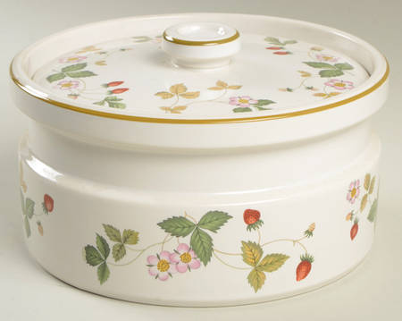Wild Strawberry (Bone & Oven To Table) 1.5 Qt Round Covered Casserole