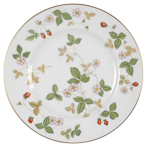 Wild Strawberry (Bone & Oven To Table) Salad/Dessert Plate