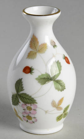 Wild Strawberry (Bone & Oven To Table) 3" Bud Vase