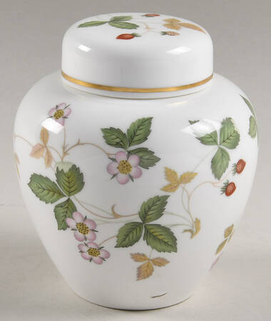 Wild Strawberry (Bone & Oven To Table) Small Ginger Jar & Lid
