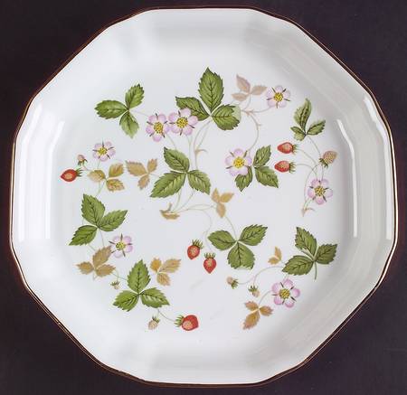 Wild Strawberry (Bone & Oven To Table) 9" Octagonal Dish