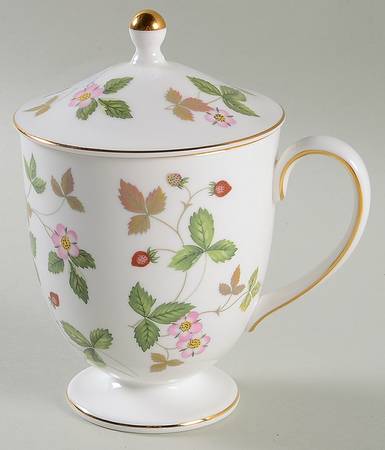 Wild Strawberry (Bone & Oven To Table) Mug & Lid