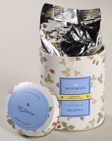 Wild Strawberry (Bone & Oven To Table) Tea Tin & Lid