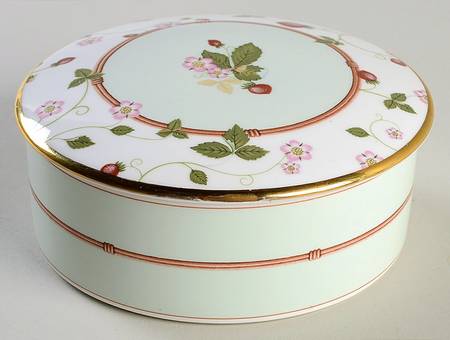 Wild Strawberry (Bone & Oven To Table) Candy Box & Lid