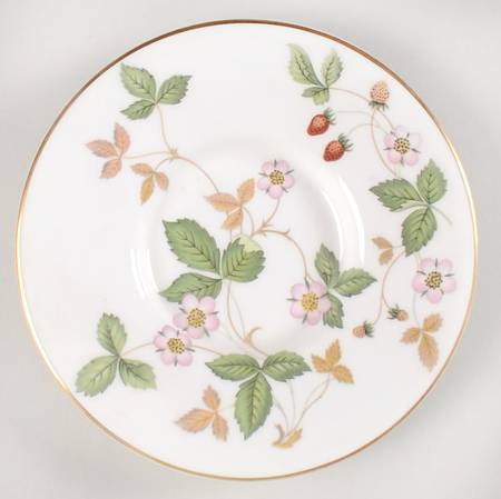 Wild Strawberry (Bone & Oven To Table) Saucer for Bond Shape Demitasse Cup