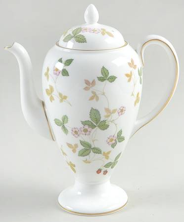 Wild Strawberry (Bone & Oven To Table) Mini Coffee Pot & Lid