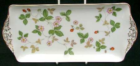 Wild Strawberry (Bone & Oven To Table) 10" Sandwich Tray