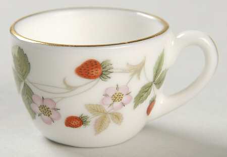 Wild Strawberry (Bone & Oven To Table) Miniature Cup Only