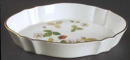 Wild Strawberry (Bone & Oven To Table) Silver Tray