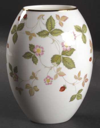 Wild Strawberry (Bone & Oven To Table) 6" Tulip Vase