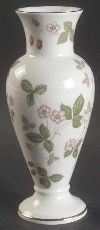 Wild Strawberry (Bone & Oven To Table) 7" Globe Vase