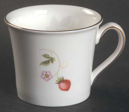 Wild Strawberry (Bone & Oven To Table) Delphi Shape Demitasse Cup