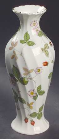 Wild Strawberry (Bone & Oven To Table) 8" Vase
