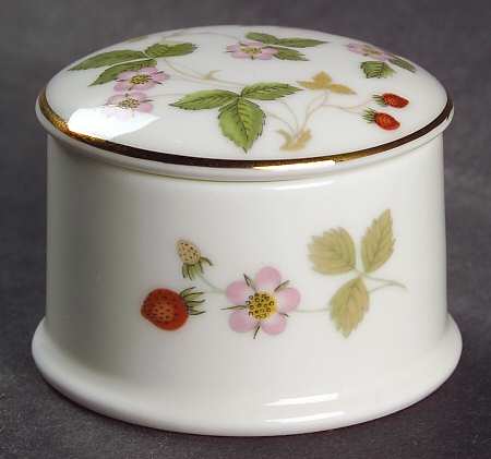 Wild Strawberry (Bone & Oven To Table) 1" Round Box & Lid