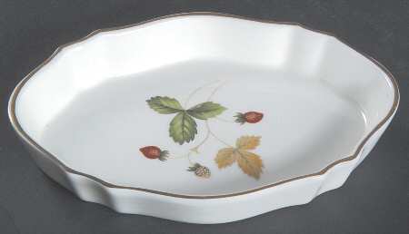 Wild Strawberry (Bone & Oven To Table) Silver Tray