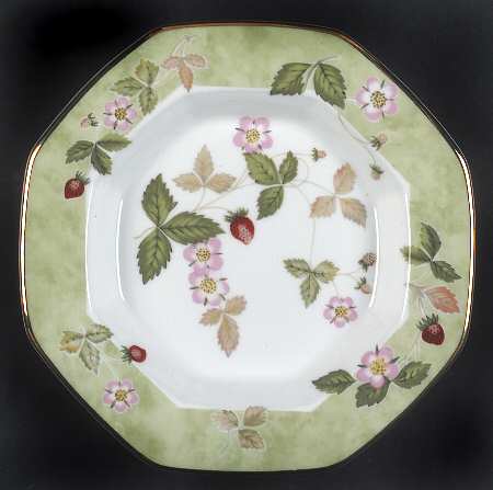 Wild Strawberry (Bone & Oven To Table) Octagonal Tray