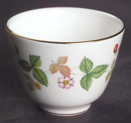 Wild Strawberry (Bone & Oven To Table) Asian Flat Cup