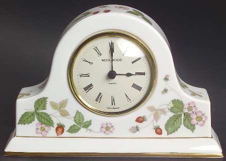 Wild Strawberry (Bone & Oven To Table) Mantel Clock