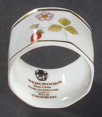 Wild Strawberry (Bone & Oven To Table) Napkin Ring