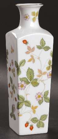 Wild Strawberry (Bone & Oven To Table) 7" Bud Vase