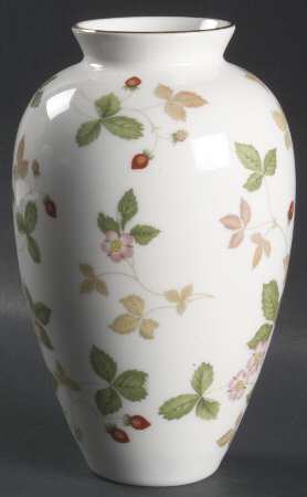 Wild Strawberry (Bone & Oven To Table) 6" Spray Vase