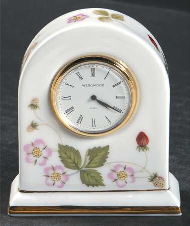 Wild Strawberry (Bone & Oven To Table) Small Clock Dome