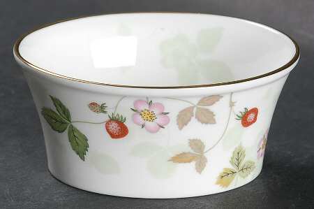 Wild Strawberry (Bone & Oven To Table) Mini Oval Open Sugar Bowl