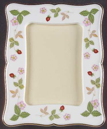 Wild Strawberry (Bone & Oven To Table) Frame Holds 3 1/2" X 5"