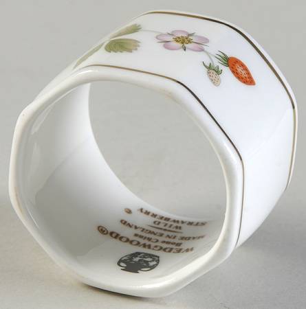 Wild Strawberry (Bone & Oven To Table) Napkin Ring