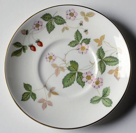 Wild Strawberry (Bone & Oven To Table) Saucer for Bond Shape Demitasse Cup
