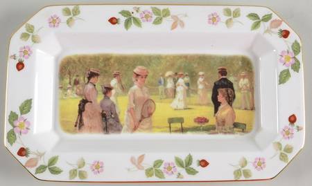 Wild Strawberry (Bone & Oven To Table) Dresser Tray