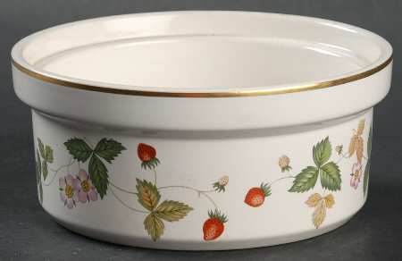 Wild Strawberry (Bone & Oven To Table) Individual Casserole No Lid