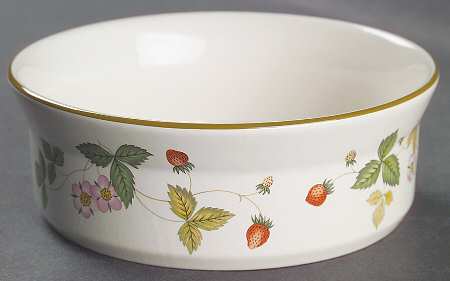 Wild Strawberry (Earthenware) Fruit/Dessert (Sauce) Bowl